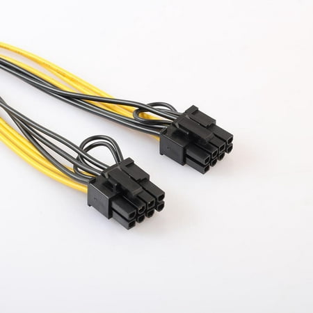Power Supply Cable LS4G 6Pin+2Pin 8Pin to Graphics Video Card Double PCI-E 8Pin